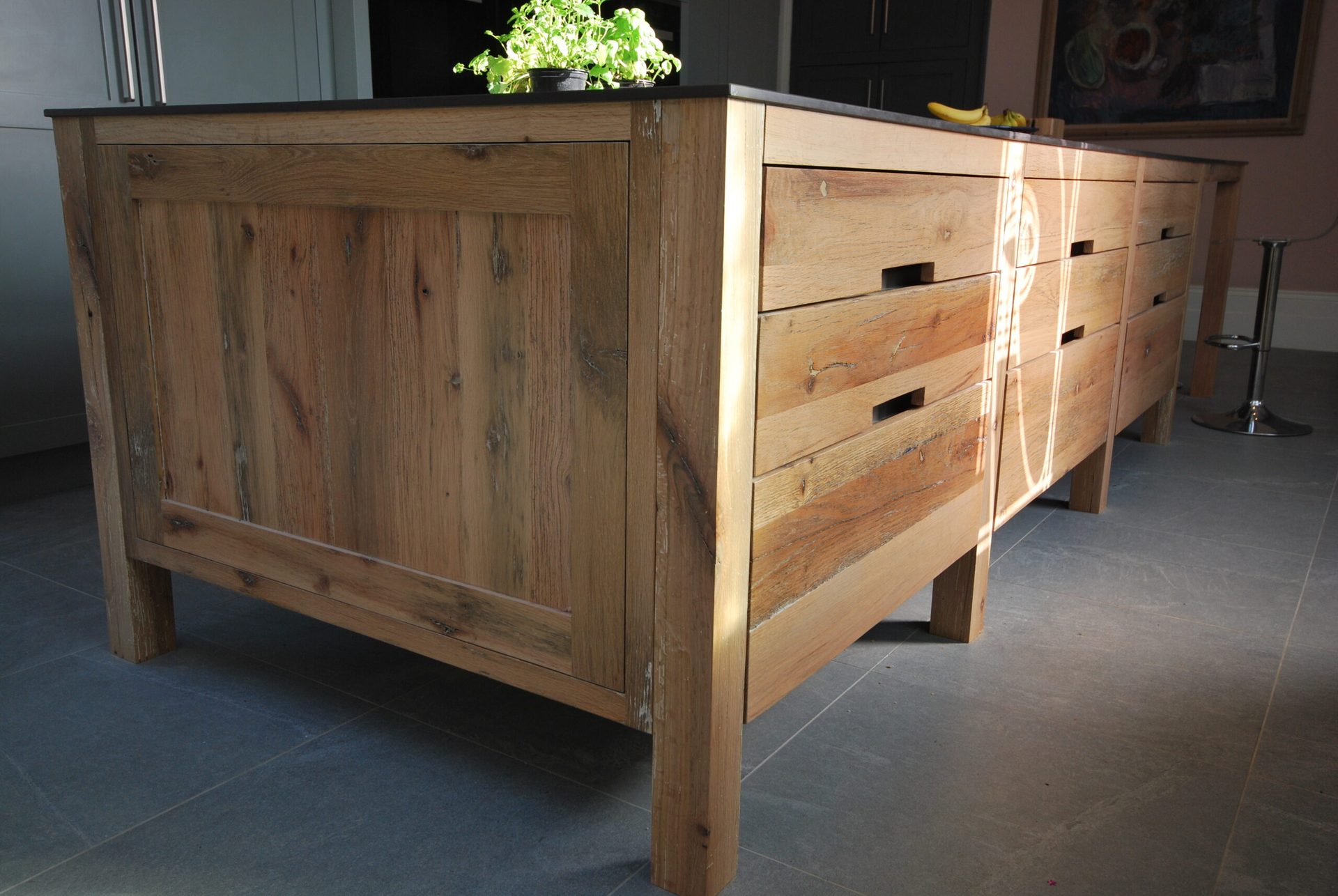 A Food Bench assembled in a customer's home