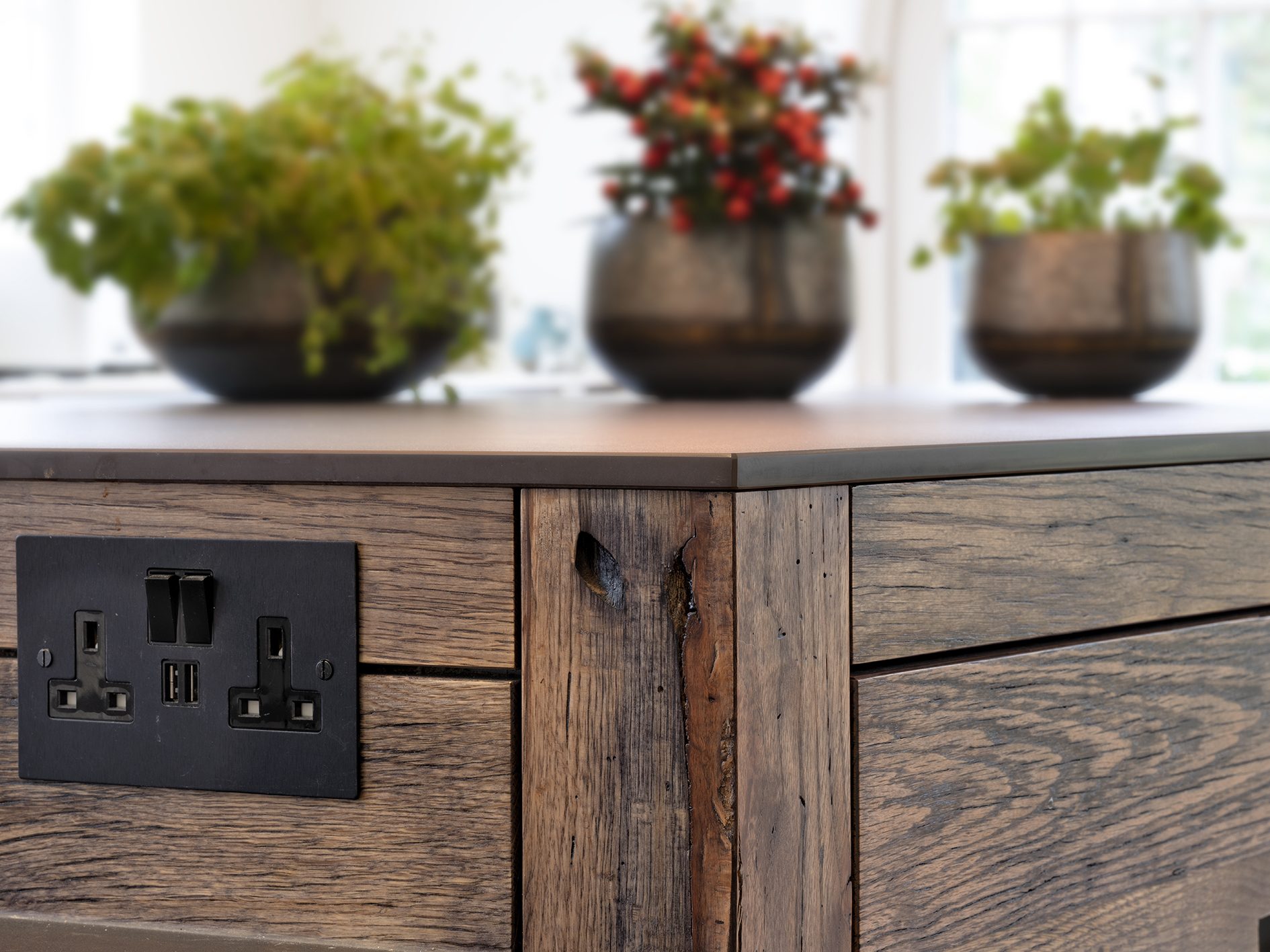 Hand-finishing a Food Bench drawer front
