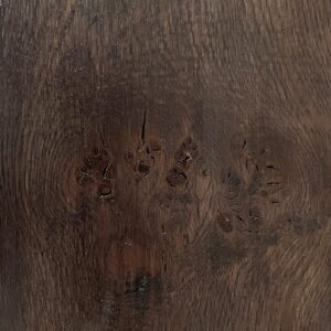 Ebony oak finish sample